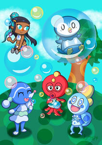 Sobble's Bubble Party Sobble's Bubble Party